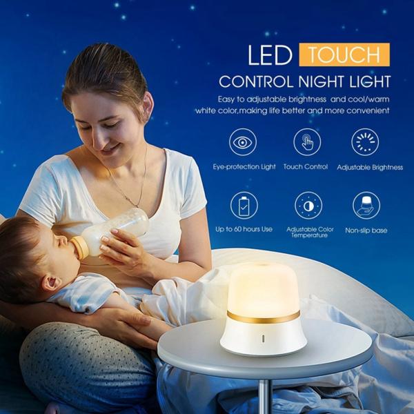 Soft Silicone Portable Motion Sensor Light Night Lamp USB Rechargeable 2000mAh MSDS