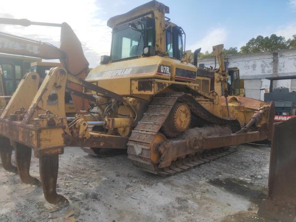                  Used 100% Original Japan Cat Bulldozer D7r with Ripper, Secondhand Caterpillar 28 Ton Crawler Tractor D7r for Sale             