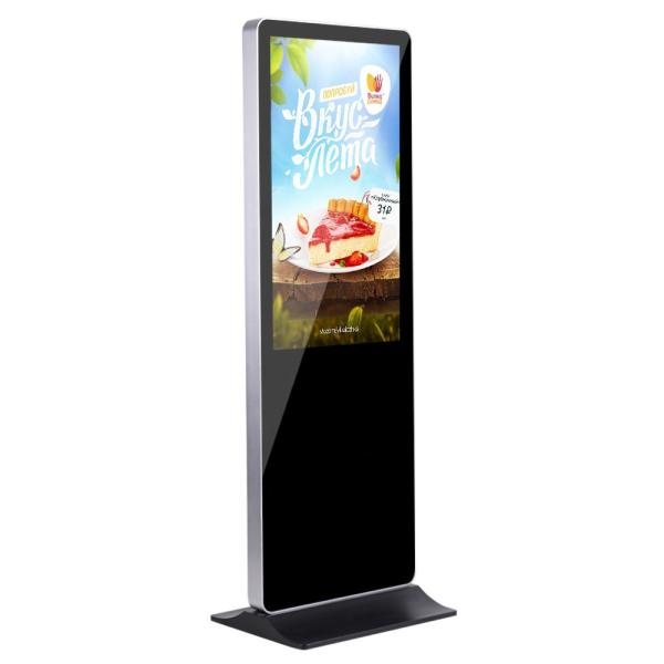 1920*1080 500cd/m2 70W Free Standing Digital Signage