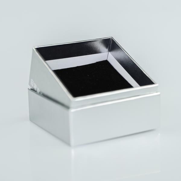 Wholesale Personalized Silver Small Mini Jewelry Box Packaging Boxes For Jewelry Bracelet With Velvet Insert