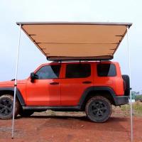 Oxford Khaki retráctil de los automóviles con toldo lateral de los automóviles con los lados