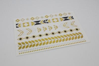 silver metallic tattoo, silver gold black metallic ink tattoo, Silver Jewelry Tattoos