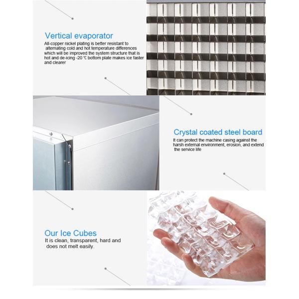 Hotel Microcomputer Control  380v Cube Ice Making Machine