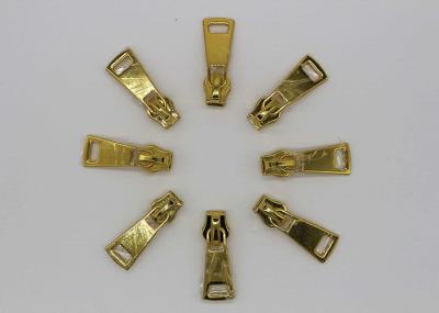 Clothing / Handbag / Hat Unique Zipper Pulls , Fix Brass Zipper Pulls Anti - Oxidant