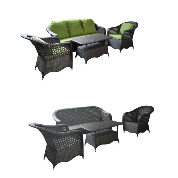 4pcs  Amercial Style Outdoor Rattan/ Wicker Sofa furniture -9012A