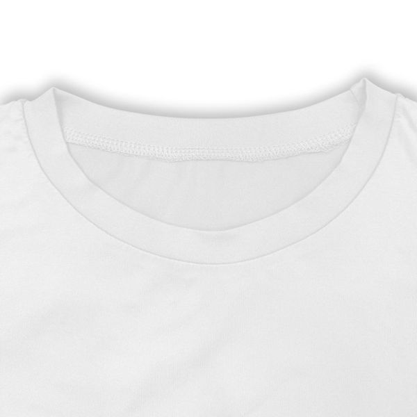 Unisex Cartoon Character Design T-shirt with Round Neck and White/Black Colors for Casual Wear