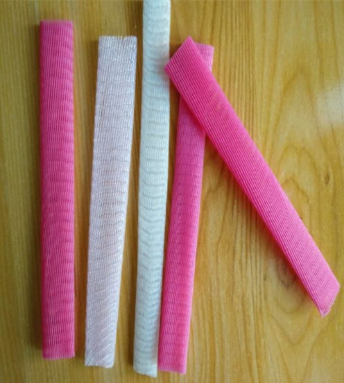 PE Material Protective Netting Sleeve Tasteless 1CM Width For Rose Flower
