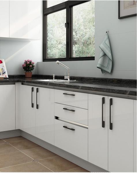 Cupboard Aluminum Alloy Handles Furniture Aluminum Profiles For Kitchen Cabinet