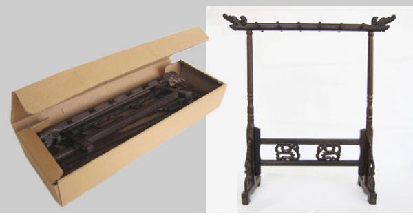 Chinese calligraphy brush pen holder brush pen stand wooden pen rack stand pen kits
