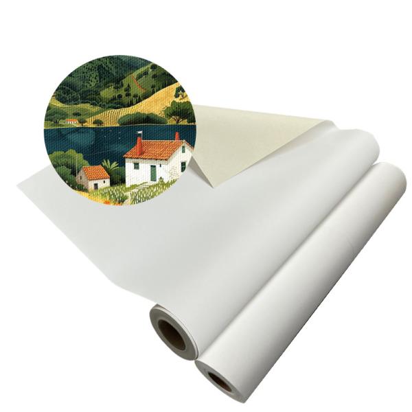 Professional Artist Blank Matte Poly Cotton 380gsm Inkjet Printing Canvas Roll
