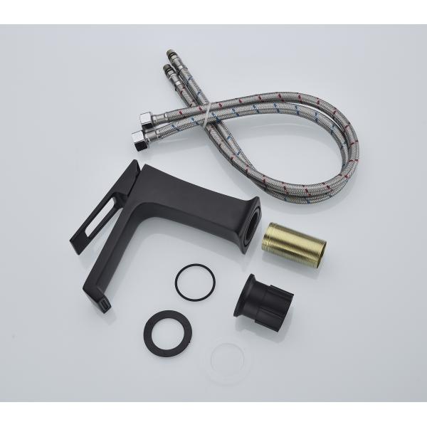 смеситель водопада черноты Ванная комната выстукивает керамический установленный стол клапана