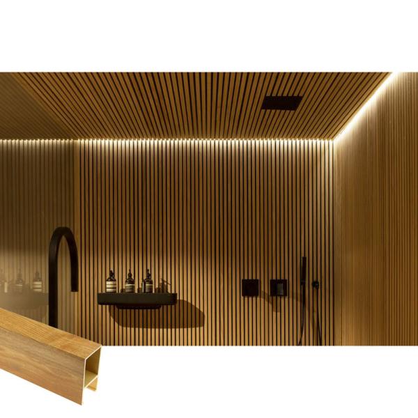 Villas ISO14001 Interior Ceiling Panels Water Resistant Panel Trim Antisepsis
