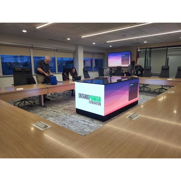 Ultra-thin Front Maintenance Ghalo Series LED Display with Mixed Assembly for Indoor Use