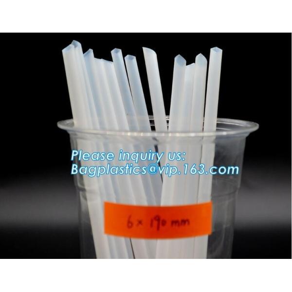 Eco friendly PLA corn starch base compostable straw,PLA 100% BIODEGRADABLE STRAWS DRINKING STRAWS,Disposable Plastic Com