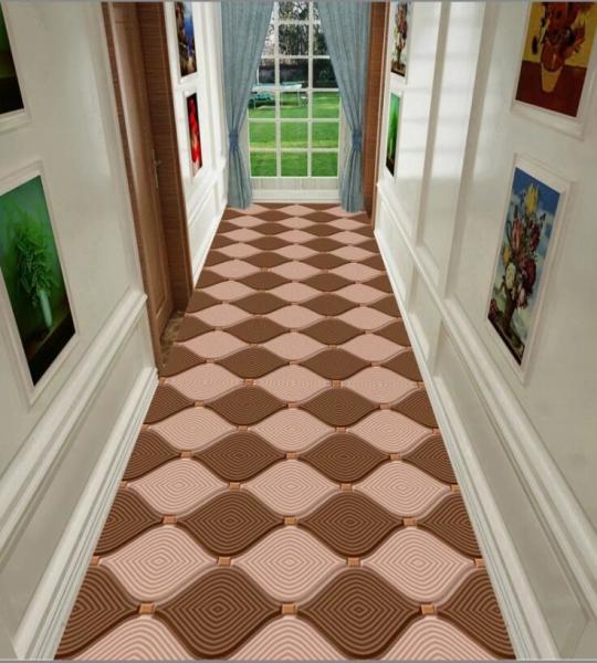 Coil Crystal Velvet Custom Commercial Mat Para A entrada Corredor Escalinha Hotel