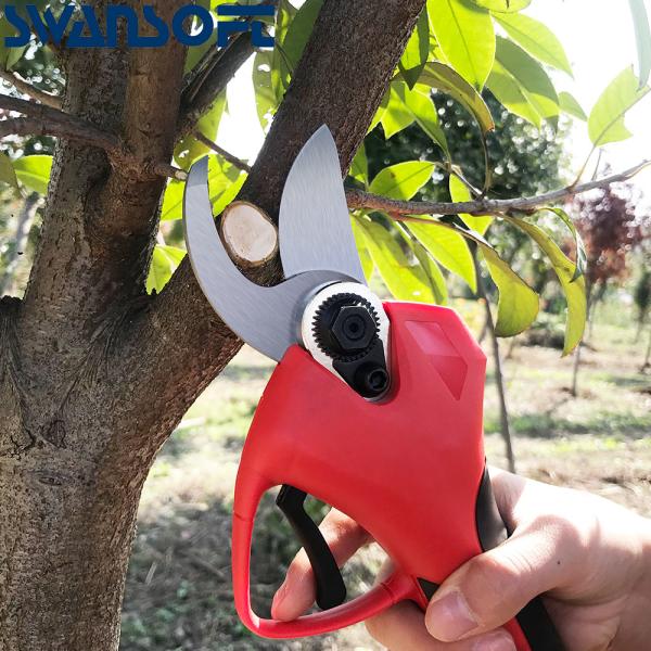 35mm 43.2V Cordless Electric Pruner, Battery Pruning Shears, Portable Wireless Secateurs