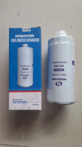 VG1092080052 Filtro de combustível China HOWO Filtro de combustível Peças de camião