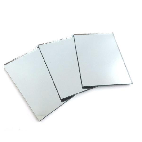 4.0mm Flat Polished Edge Work Simple Style Silver Sheet Glass Mirror Aluminum Mirror Glass