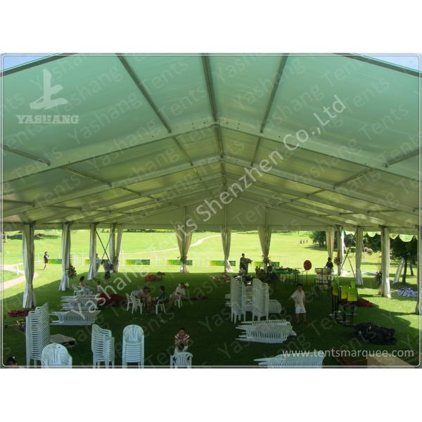 Large Heavy Duty Outdoor Tents Marquee Transparent Glass Wall Designed