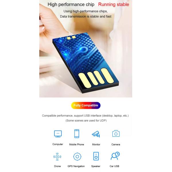 Micro UDP Chip Usb Sticks Wholesale Mudp Pendrive Metal Mini Usb Flash Chip 8GB 16GB 32GB 64GB