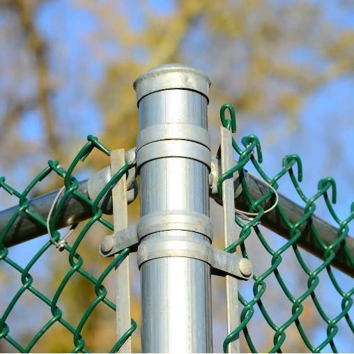 8 Ft Chain Link Fence Rolls Galvanized 80x80mm 100x100mm Mesh Opening