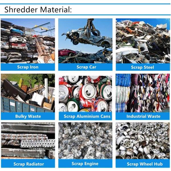 Car Shell Shredder For Shredding Car Shells Industrial Metal Shredding Recycling Plant