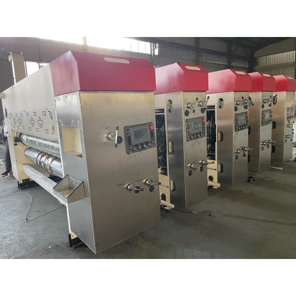 Carton Making Flexo Printing Machine Slotting Die Cutting Auto Stacker Equipment