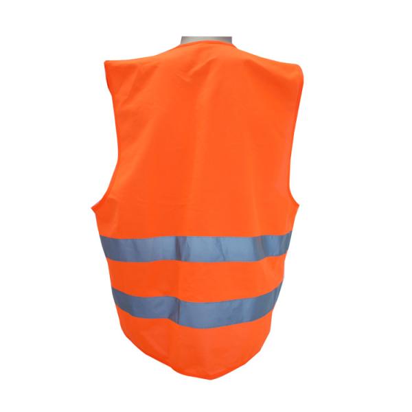 Hola ropa anaranjada del deber del chaleco EN20471 del color de Vis Safety Vest Road Workers