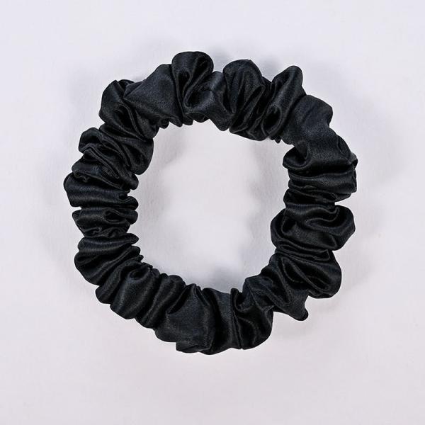 Silk Scrunchies For Hair 100% Mulberry Silk Ties For Curly Hair Scrunchies Prevent Breakage