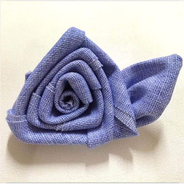 2 Inch Satin Ribbon Fabric Craft Flowers Rolled Art For Valentine'S Day