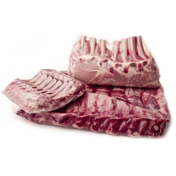 Osso transparente em sacos do psiquiatra da barreira da carne