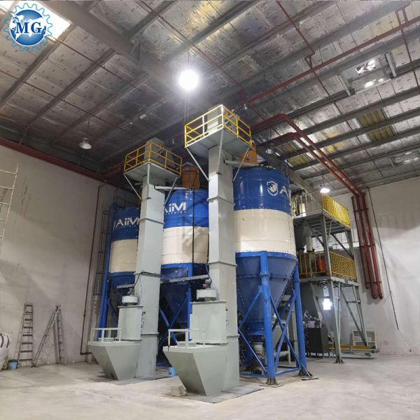 Full Automatic Dry Mortar Production Line 10-12TPH Skim Coating Mixer Machine Plant