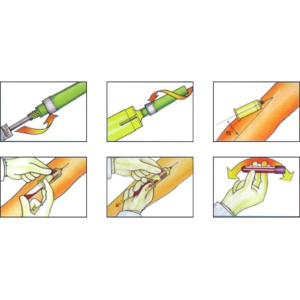 Тип игла ручки 18G-23G собрания крови