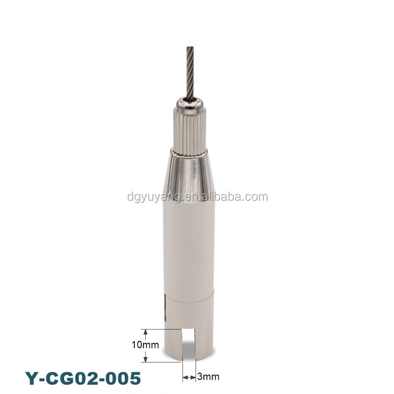 OEM Custom Brass Ceiling Wire Suspension Kit Acoustic Panel Cable Clips Category with Cable Clamp
