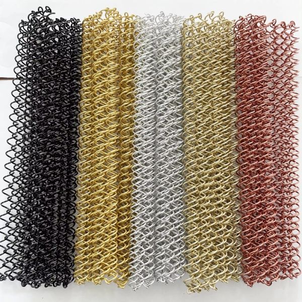 Aluminum Ceiling Curtain Different Color Chain Mail Wire Mesh Net Decorative Chain Link Mesh Curtain