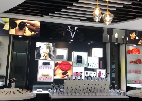 Escova redonda completa clássica da composição de Kabuki com cabelo macio extra da cabra