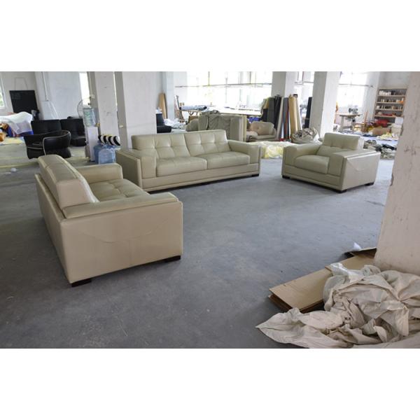 Sectional genuine leather sofa furninture 1+3+chaise h993