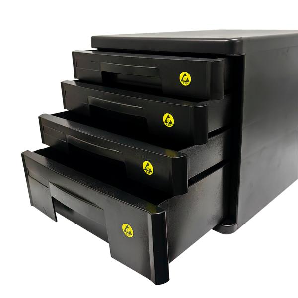 Anti-static Five Layer Plastic Drawer Filing Cabinet