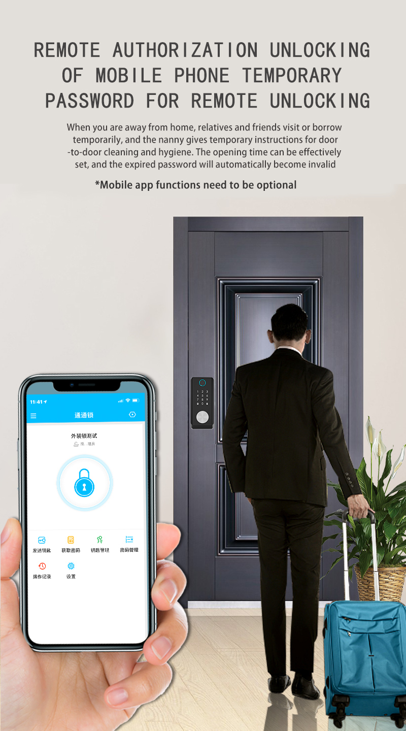 Замок ПРИЛОЖЕНИЯ биометрического датчика умный Keyless BLE замка отпечатка пальцев емкостного