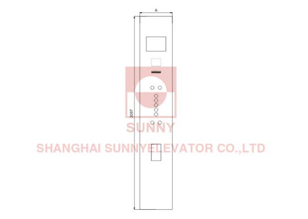 Lift Stainless Steel Elevator Cop Lop Elevator Call Button Panel