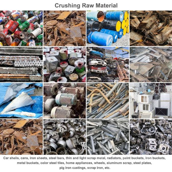 Industrial Metal Shredder with Automatic Manual and Semi-automatic Operation for Scrap Metal Recycling