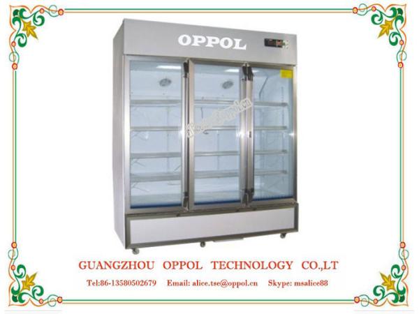 OP-805 Double Glazing Vaccuum Toughened Glass Door Medical Drug Storage Freezer