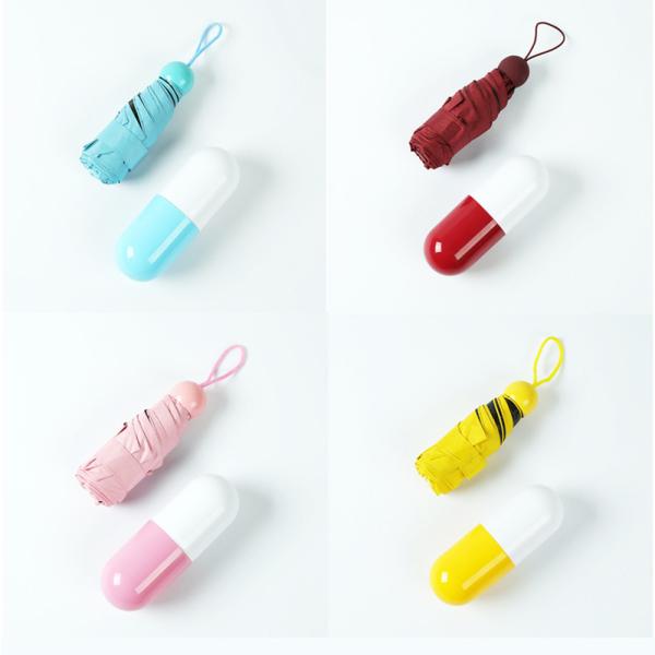 Зонтик супер мини Pongee 19 Inchx6k анти- УЛЬТРАФИОЛЕТОВЫЙ со случаем