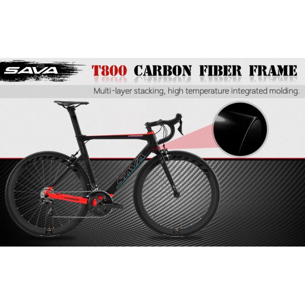 Велосипед дороги углерода SAVA R09 со скоростью Shimano Ulterga R8000 22
