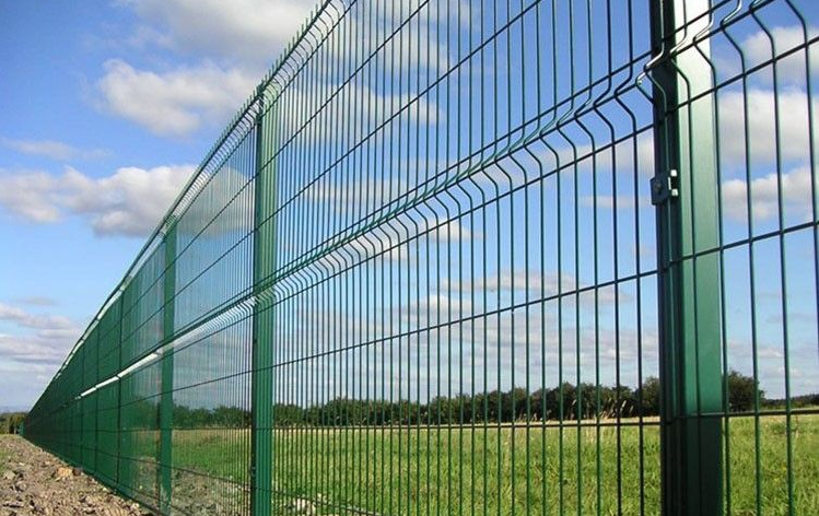 Anti Cut 3D Mesh Security Fencing Reinforced Ribbed Mesh Structure