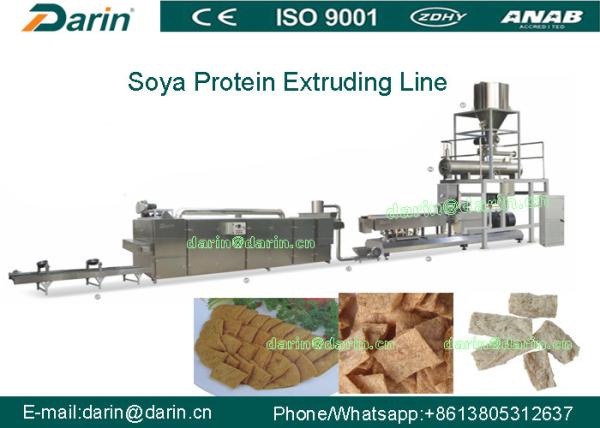 Textured Fiber Vegetarian Snack Food Extruder Process Line,Unique Design,5-stars services