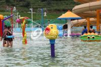 Juego del agua de los niños del juego de la aguamarina del equipo del patio del agua con el espray de la tetera