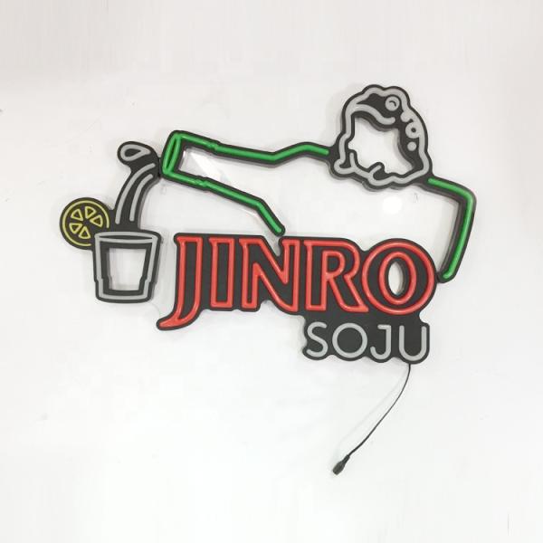 Bar Led Brand Logo Colorful Company Logo Sign Board Customized Size