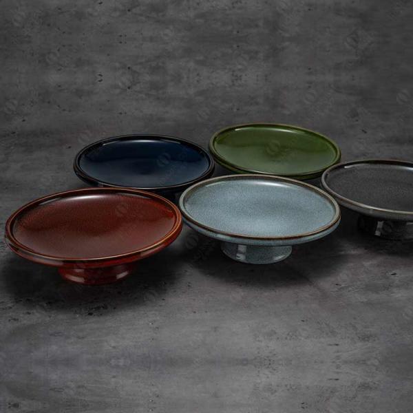 FDA 7.5'' 9'' Ice Cream Fruit Round Ceramic Dinner Plate