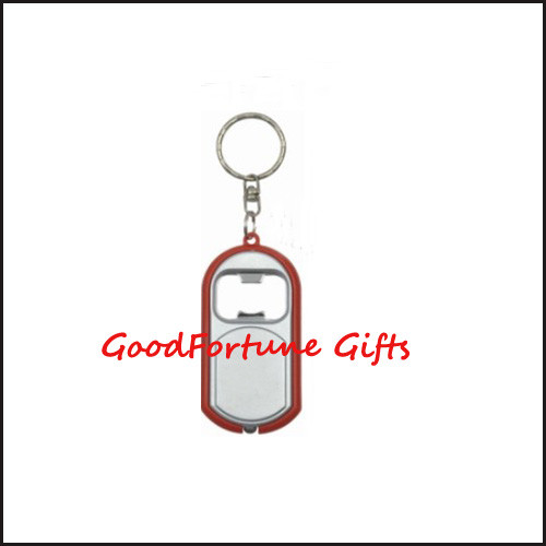 Bottle Opener Led Light Keyrings printed logo keychain